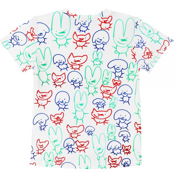 😸🐶🐰Full-print unisex t-shirt