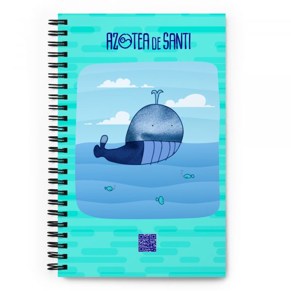 🐳Ballena Cuaderno espiral A5