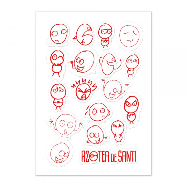 Hoja de pegatinas A5