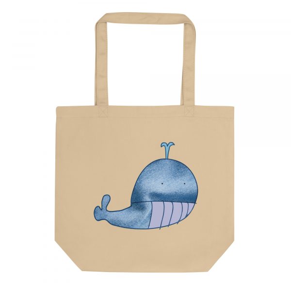 🐳Ballena – Bolsa de tela orgánica